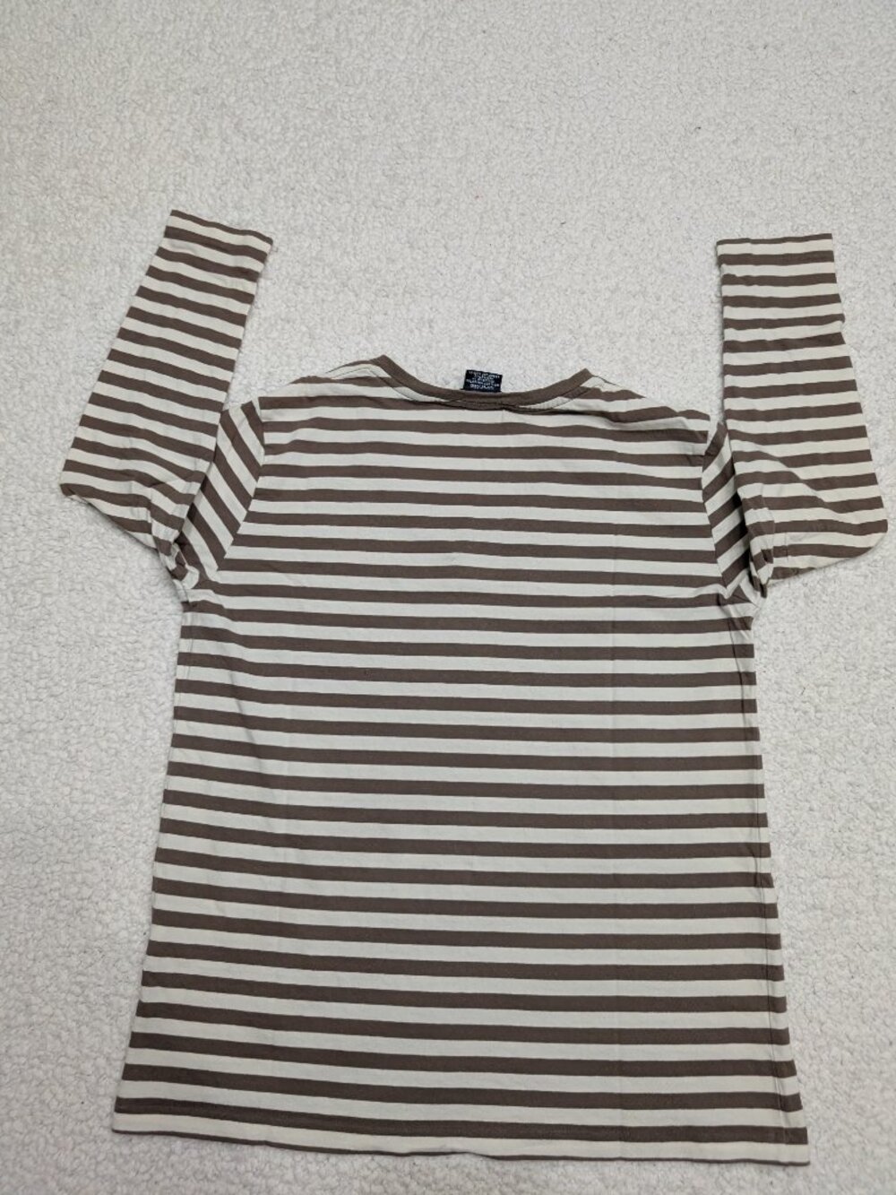 Polo Ralph Lauren Sport Striped V Neck Long Sleeve Top M - Picture 2 of 6
